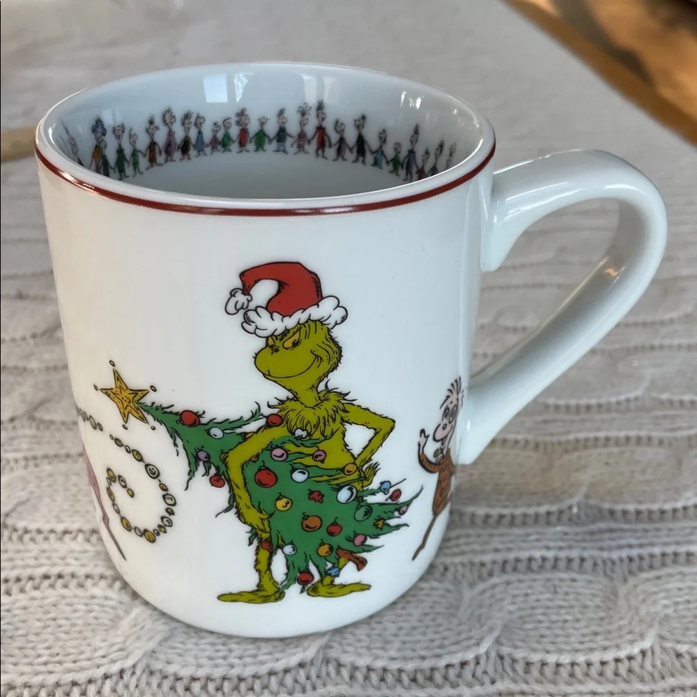 NIB Williams Sonoma Grinch Whoville Mug inspired by Dr. Seuss' How the Grinch